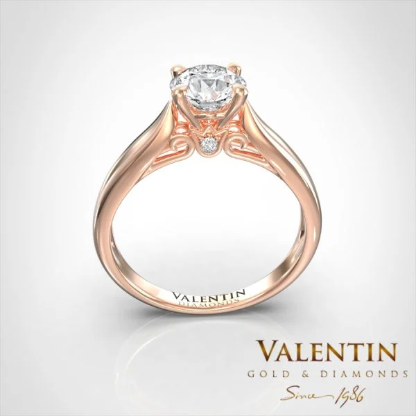 Engagement Ring 4735 – rose gold
