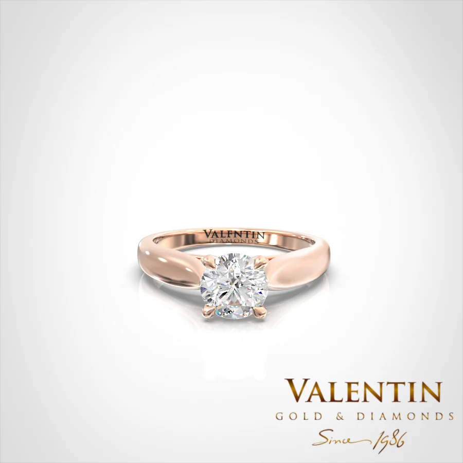 Engagement Ring 4735 – rose gold