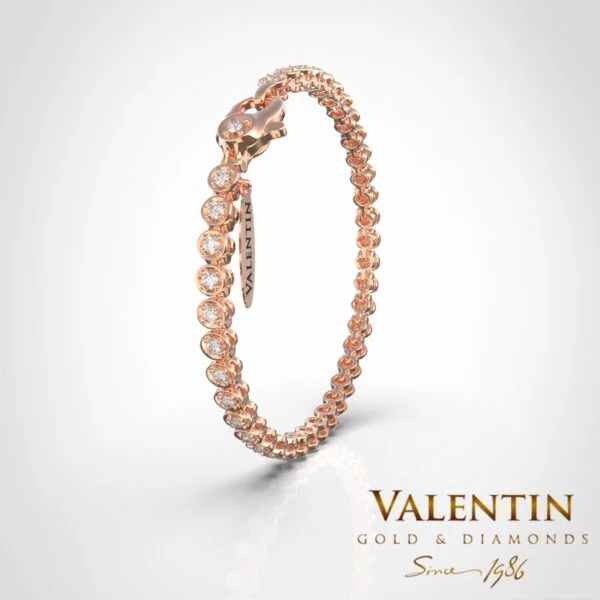 Women's Gold Tennis Bracelet 8331