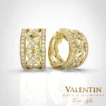 Ladies' Gold Earrings 7605 – yellow gold