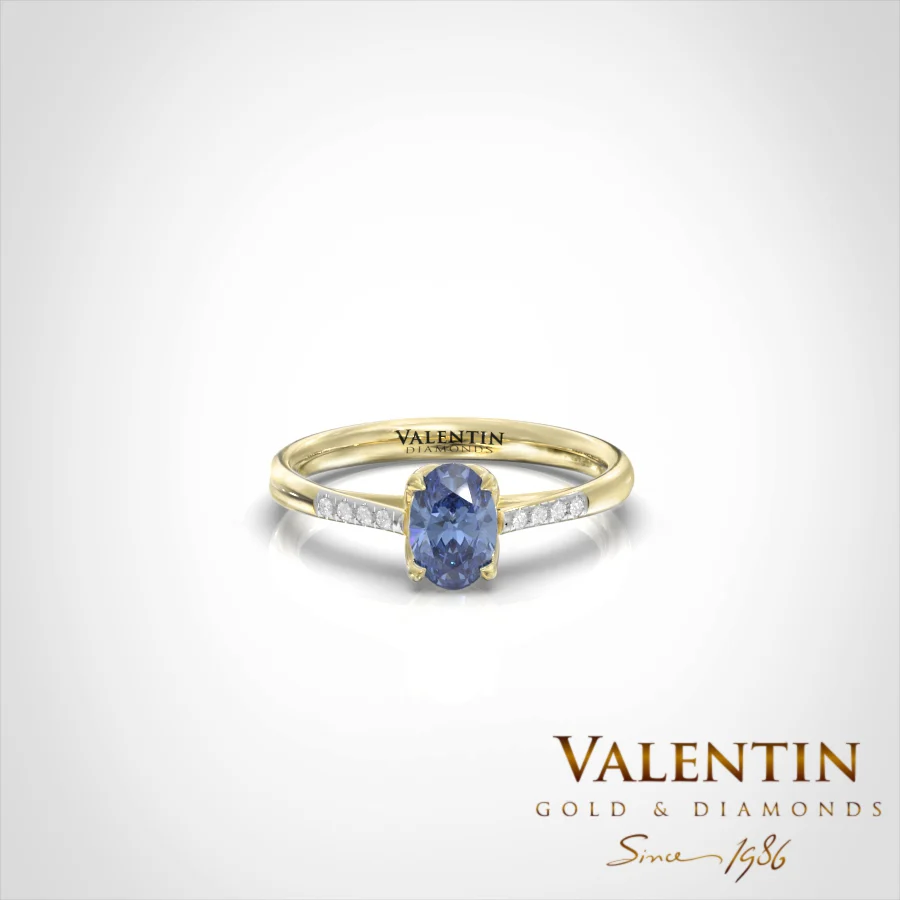 Amor Engagement Ring 4761 – yellow gold