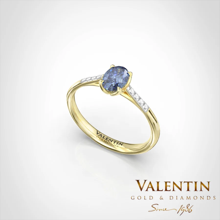 Amor Engagement Ring 4761 – yellow gold