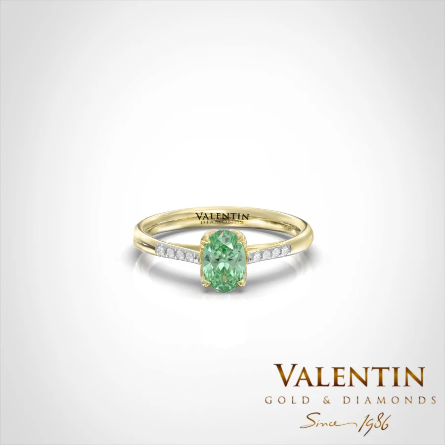Amor Engagement Ring 4761 – yellow gold