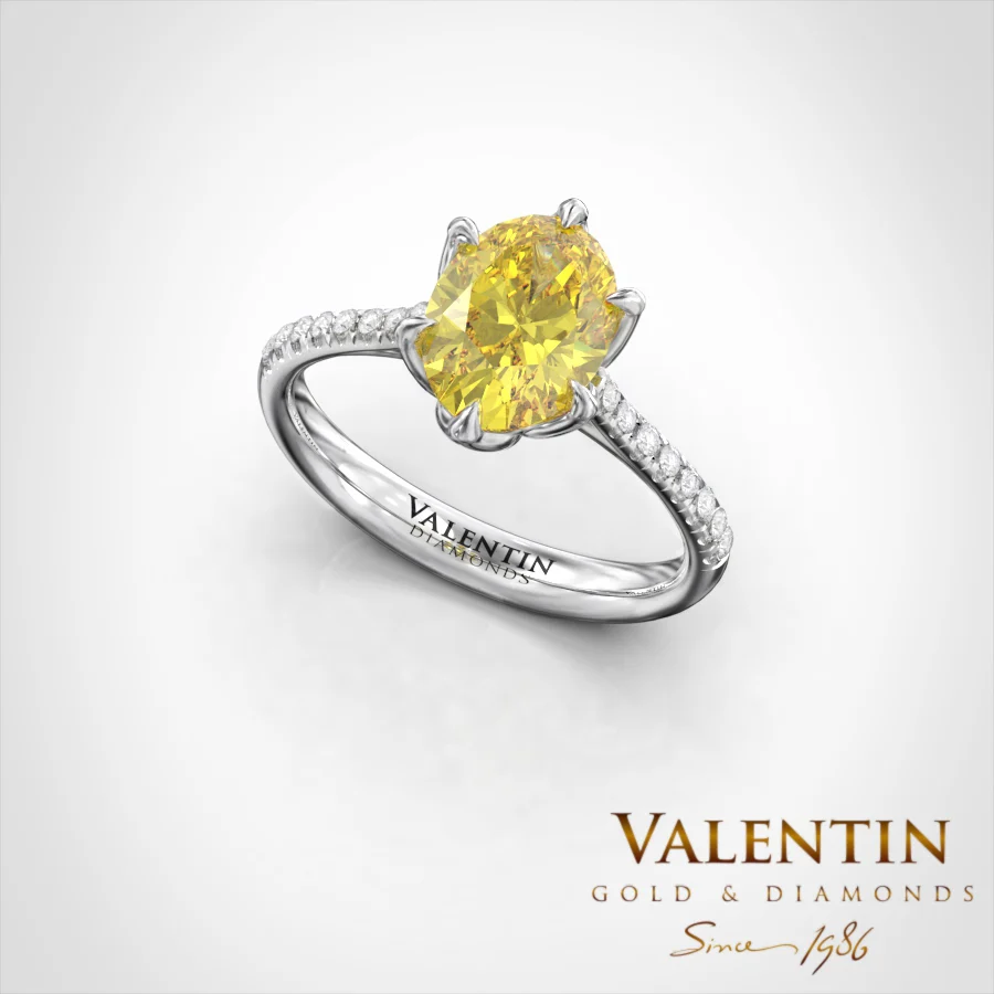 Годежен пръстен Royal Color Diamond 4757 – жълто злато