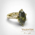 Emotion Tourmaline Green Gold Ring 4758 – yellow gold