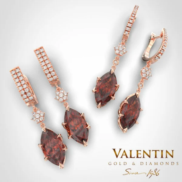 Emotion Fancy Gold Earrings 7614 – rose gold