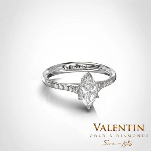 Годежен пръстен Emotion Diamond 4758 – бяло злато