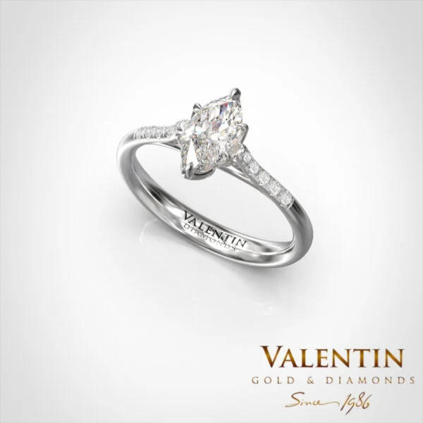 Годежен пръстен Emotion Diamond 4758 – бяло злато