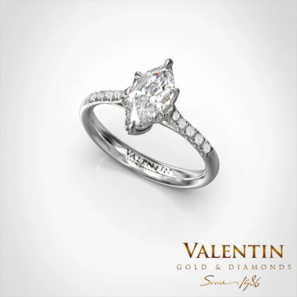 Годежен пръстен Emotion Diamond 4758 – бяло злато