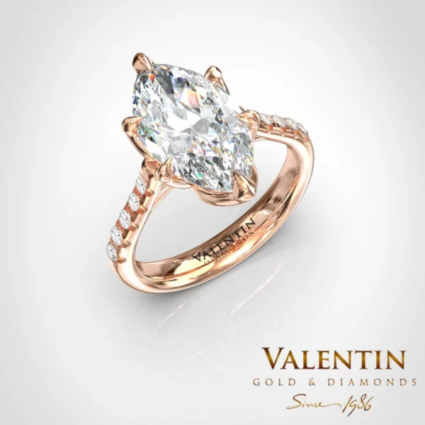 Годежен пръстен Emotion Diamond 4758 – розово злато