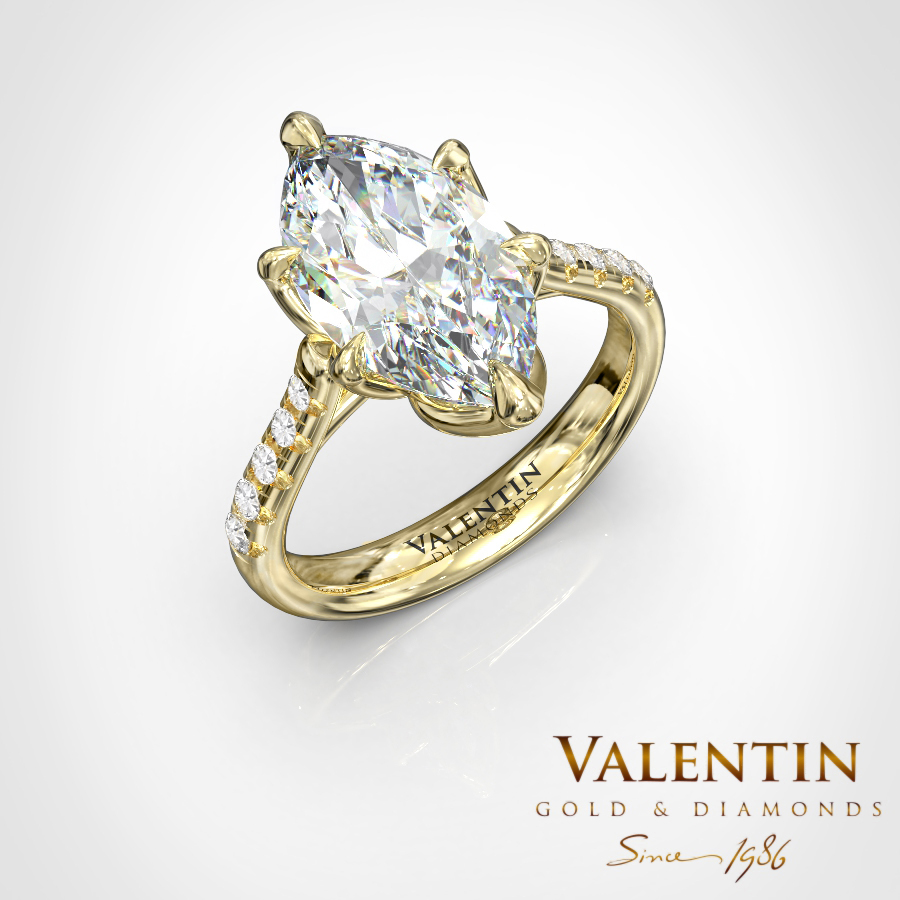 Годежен пръстен Emotion Diamond 4758 – жълто злато