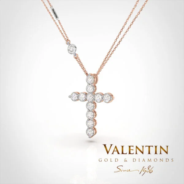 Infinity Gold Cross 6921 – rose gold