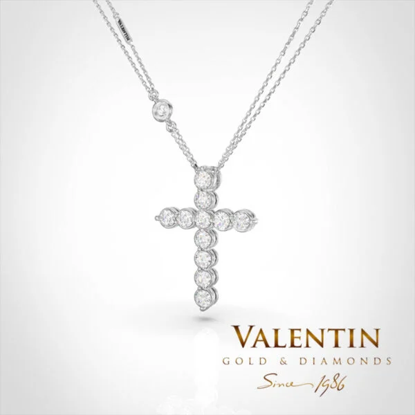 Infinity Gold Cross 6921 – white gold