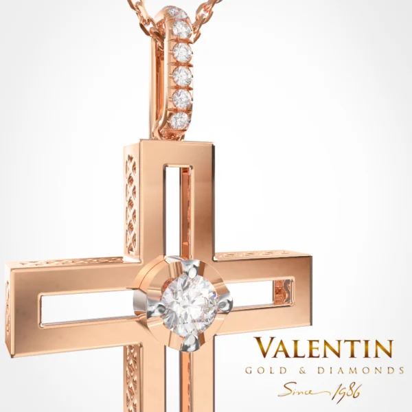 Eternal Gold Cross 6936 – rose gold