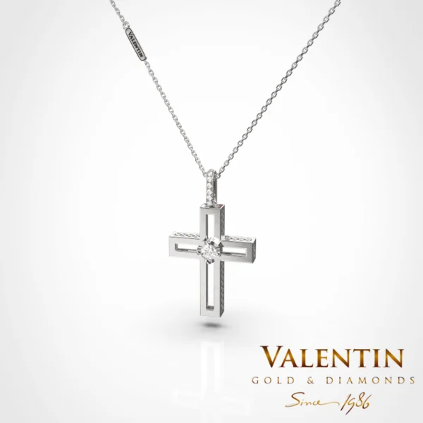 Eternal Gold Cross 6936 – white gold