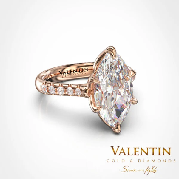Годежен пръстен Emotion Diamond 4758 – розово злато
