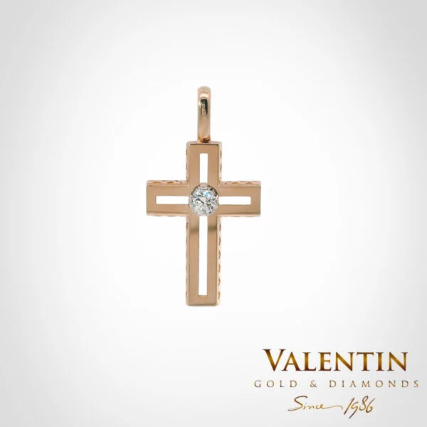 Eternal Gold Cross 6936 – rose gold