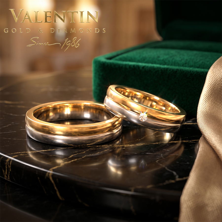 Gold Wedding Bands 4335