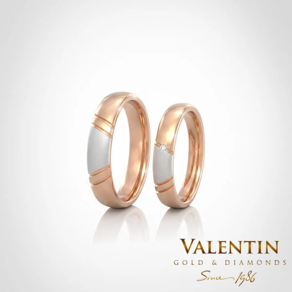 Gold Wedding Rings 4360 – rose gold