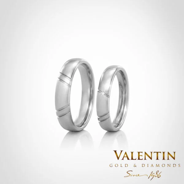 Gold Wedding Rings 4360 – white gold