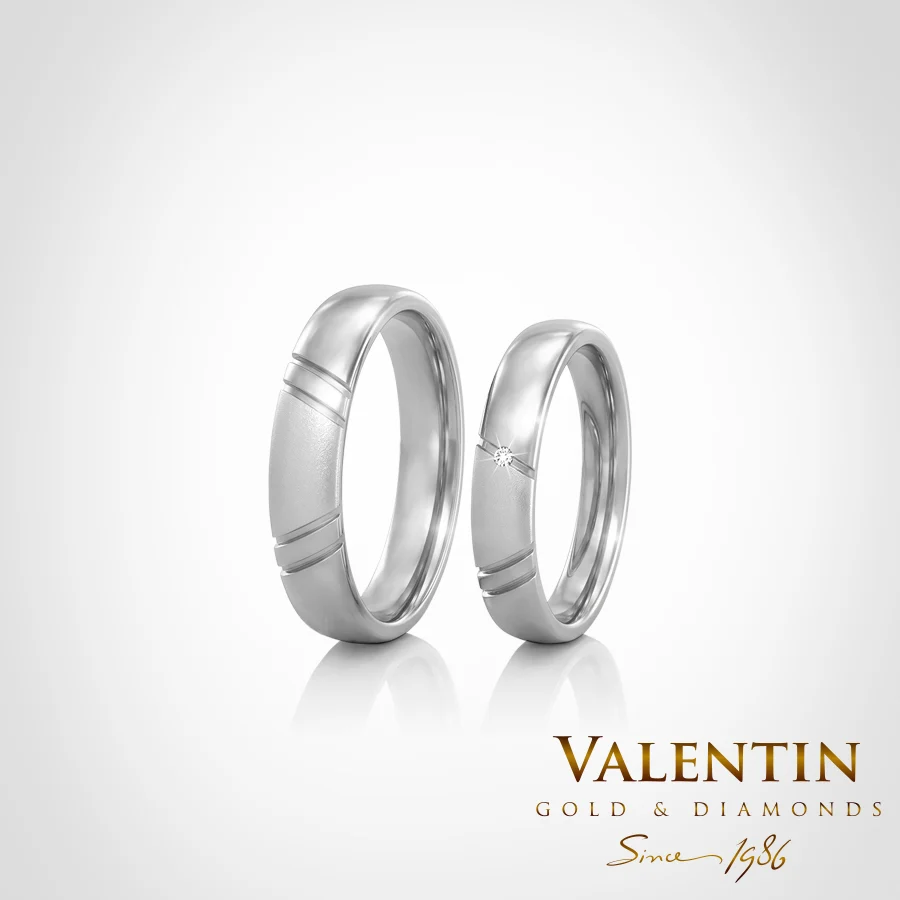 Gold Wedding Rings 4360 – white gold