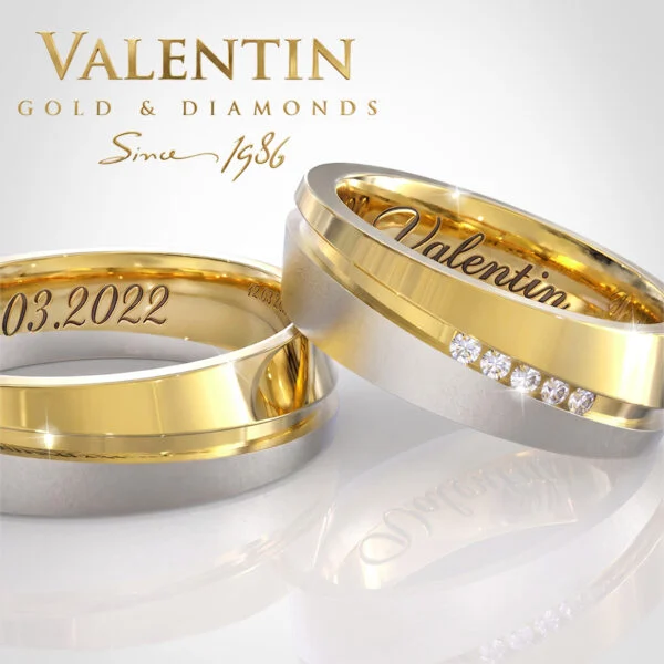 Gold Wedding Bands 4389