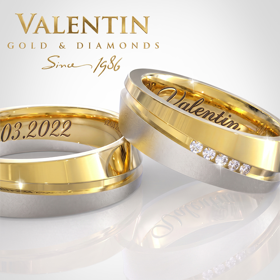Gold Wedding Bands 4389