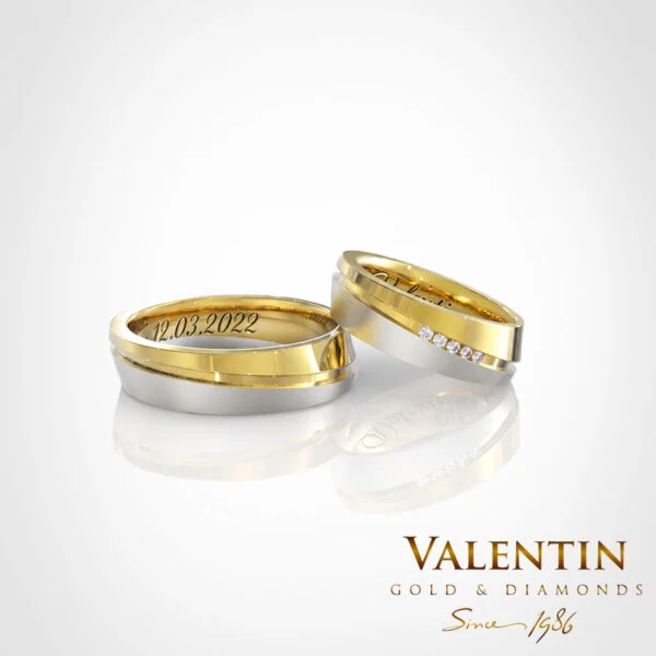 Gold Wedding Bands 4389