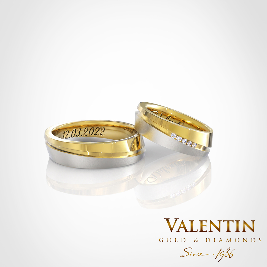 Gold Wedding Bands 4389