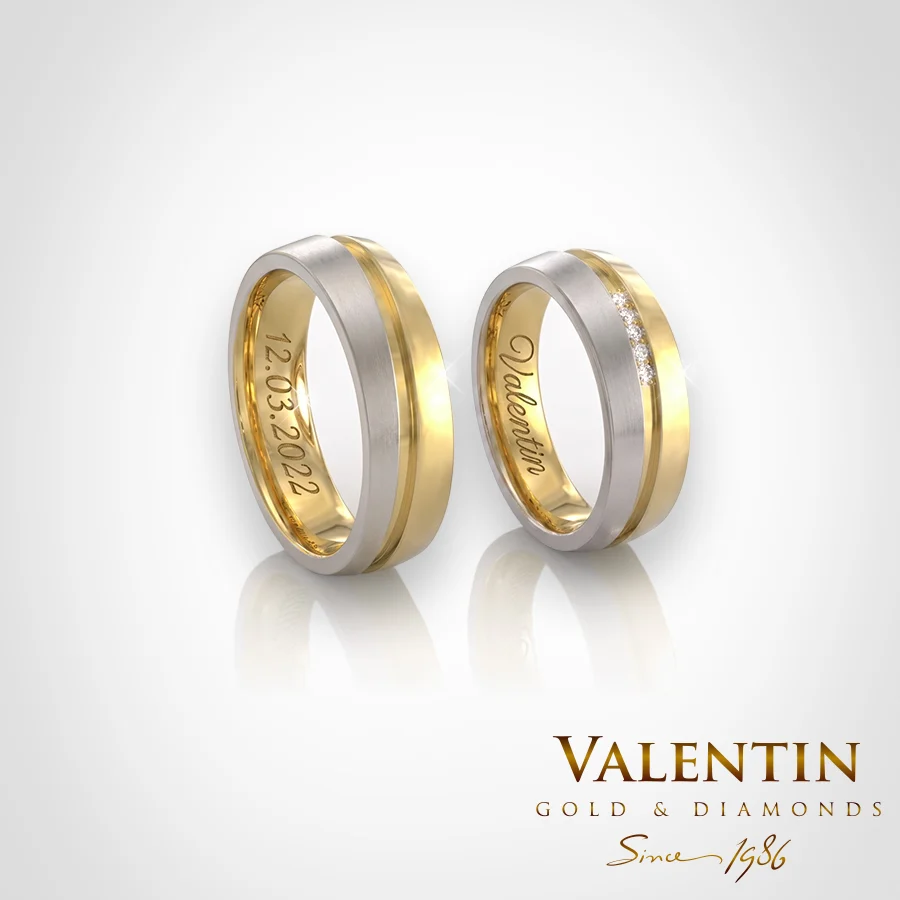Gold Wedding Bands 4389