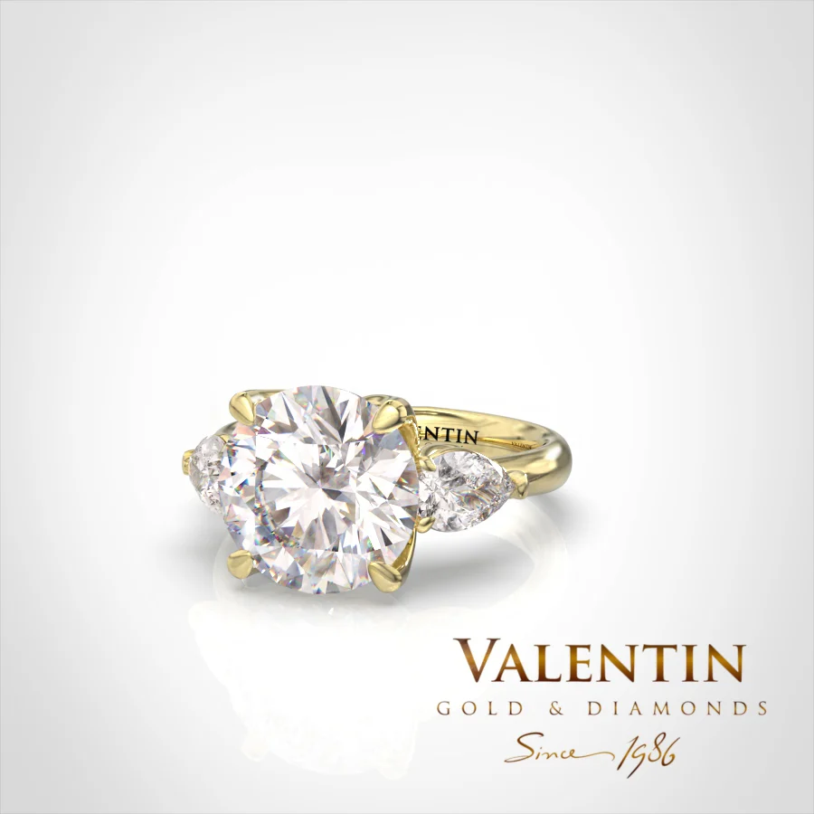 Brilliant Diamond Gold Ring 4767 – yellow gold