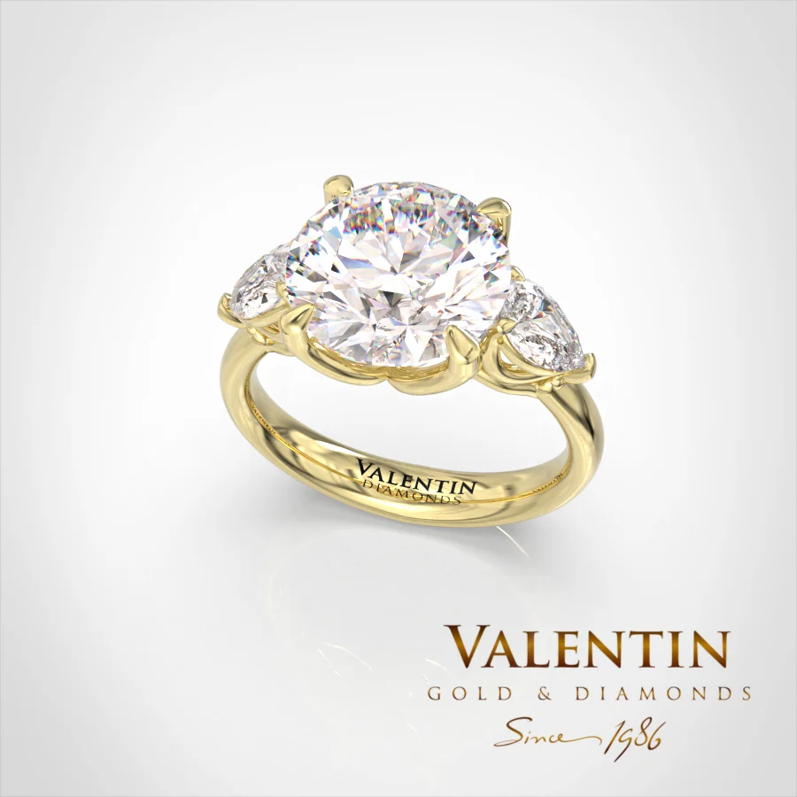 Brilliant Diamond Gold Ring 4767 – yellow gold