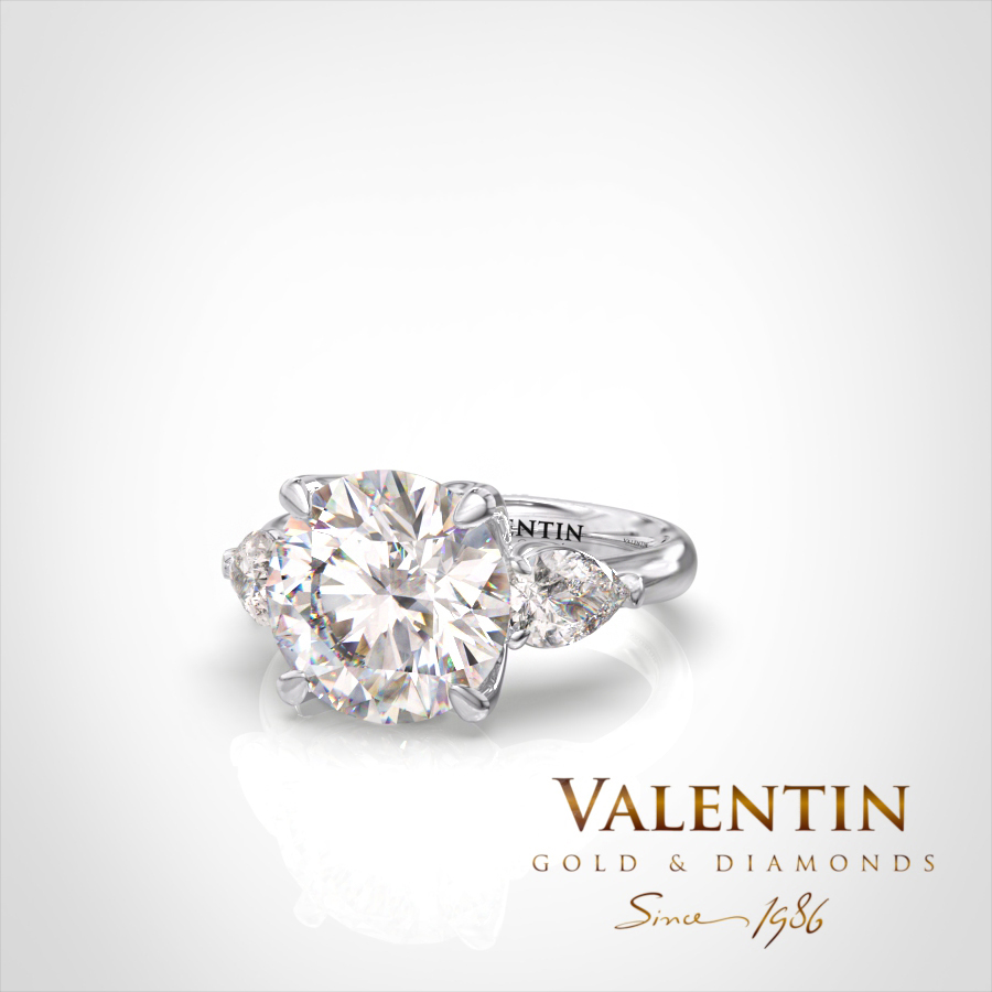 Златен пръстен Brilliant Diamond 4767 – бяло злато