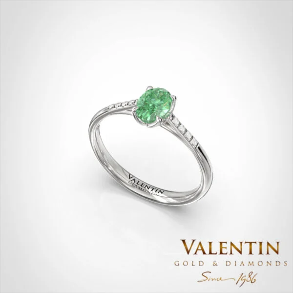 Amor Engagement Ring 4761 – white gold