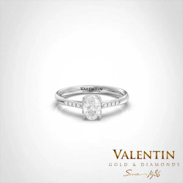 Amor Engagement Ring 4761 – white gold