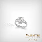 Златен пръстен Pear Diamond 4760 5