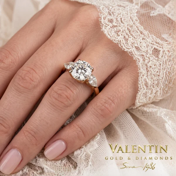 Златен пръстен Brilliant Diamond 4767 - Image 2