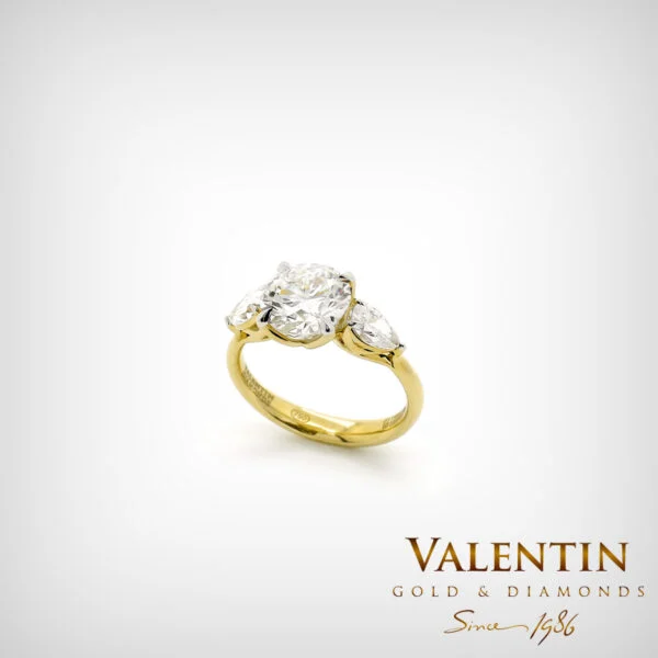 Златен пръстен Brilliant Diamond 4767 - Image 4