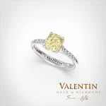 Cushion Engagement Ring 4759 – white gold