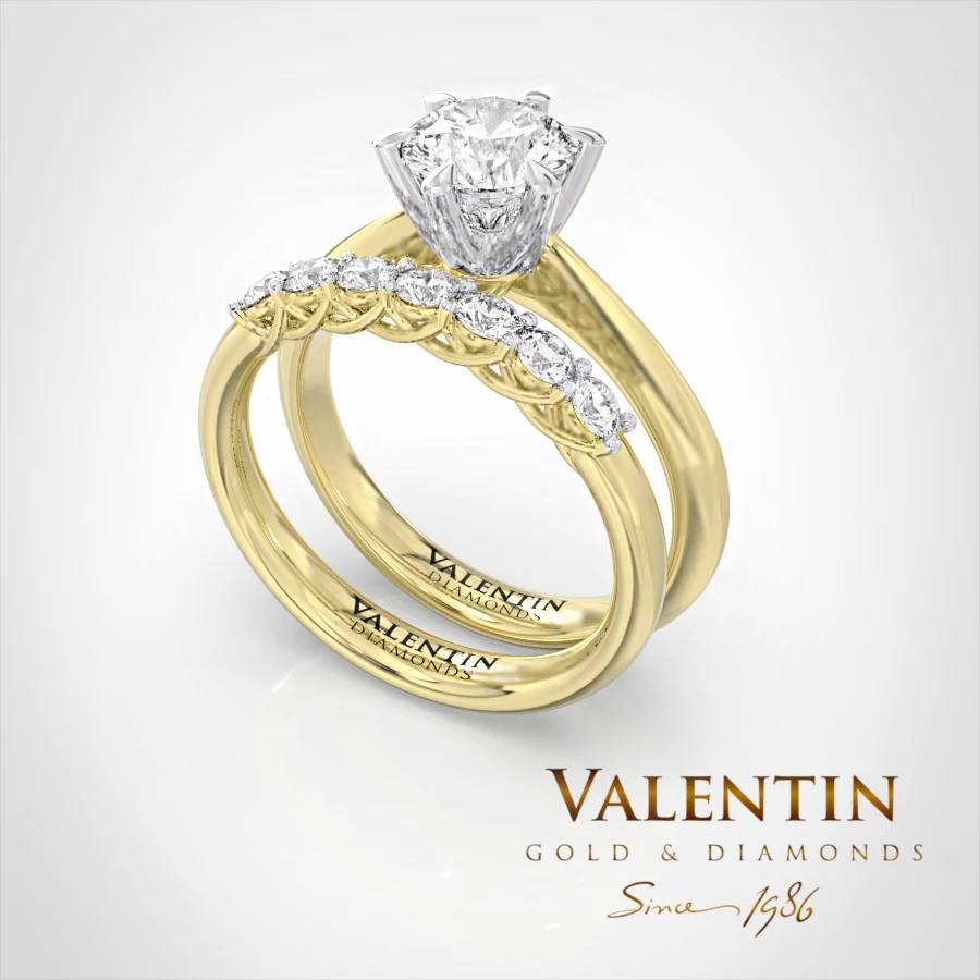 Engagement Ring 4722 – yellow gold