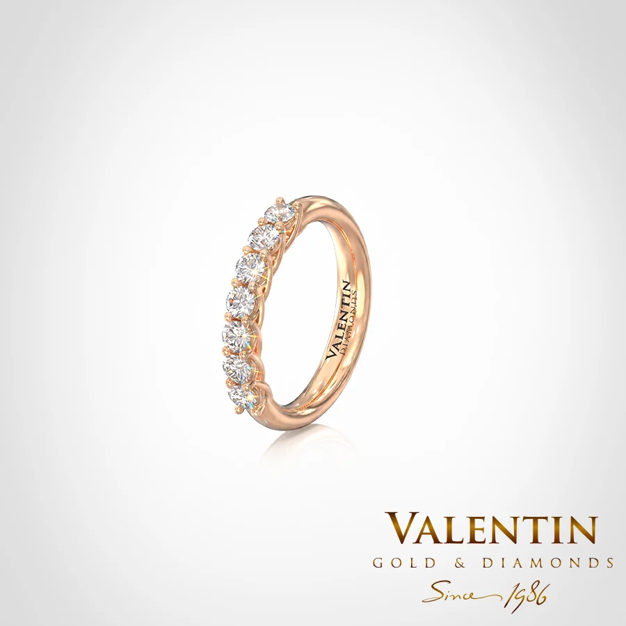 Marry me Gold Wedding Band 4765 – rose gold