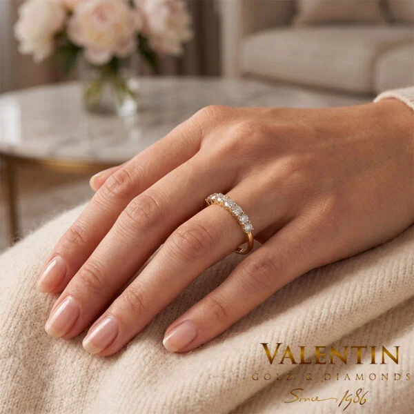 Marry me Gold Wedding Band 4765