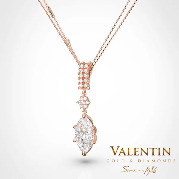 Emotion Diamond Gold Pendant 6935 – rose gold