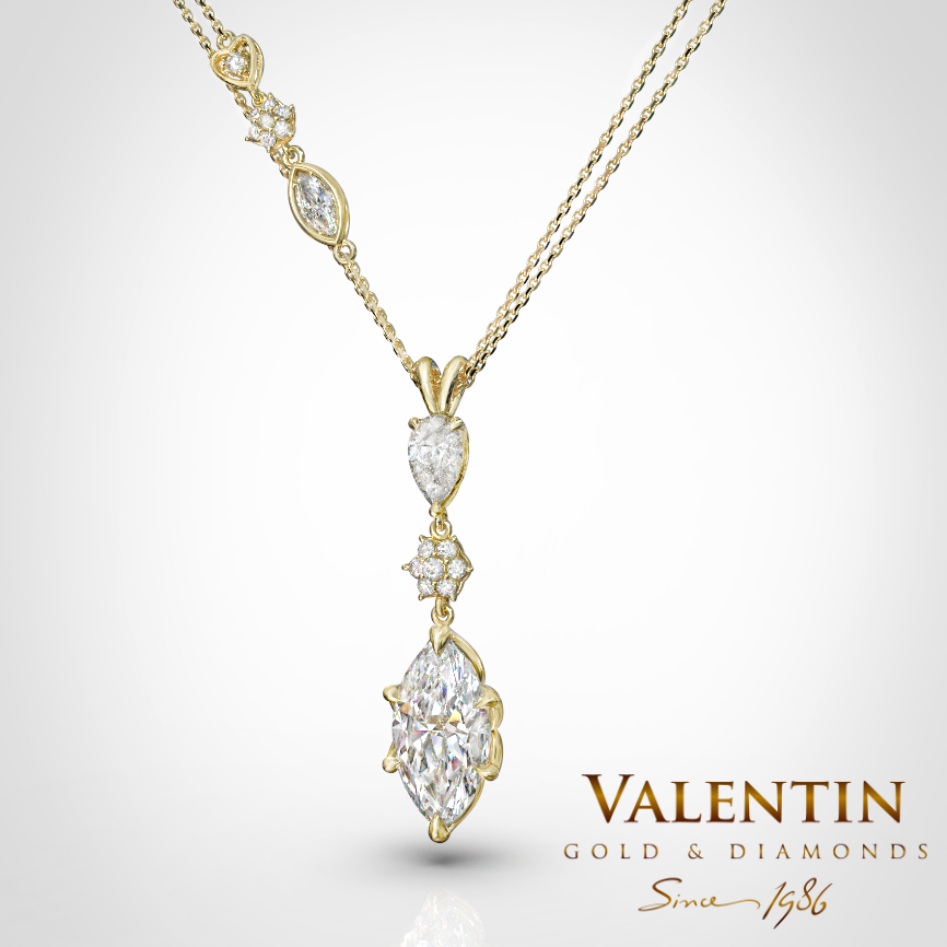 Златен медальон Emotion Diamond 6935 – жълто злато