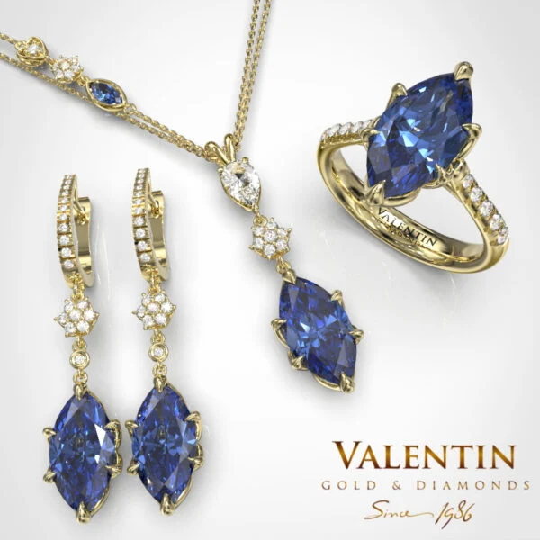 Колекция Emotion Sapphire 4758 6935 7614 – жълто злато