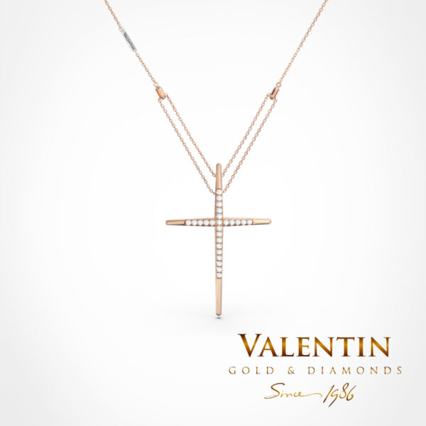 Flash Gold Cross 6942 – rose gold