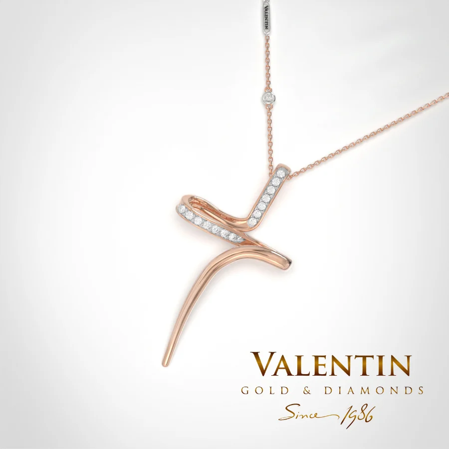 The key to happiness Gold Cross 6046 – rose gold