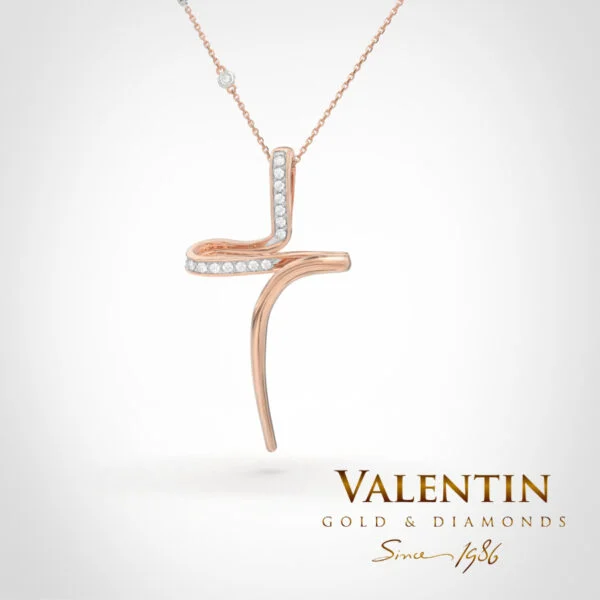 The key to happiness Gold Cross 6046 – rose gold