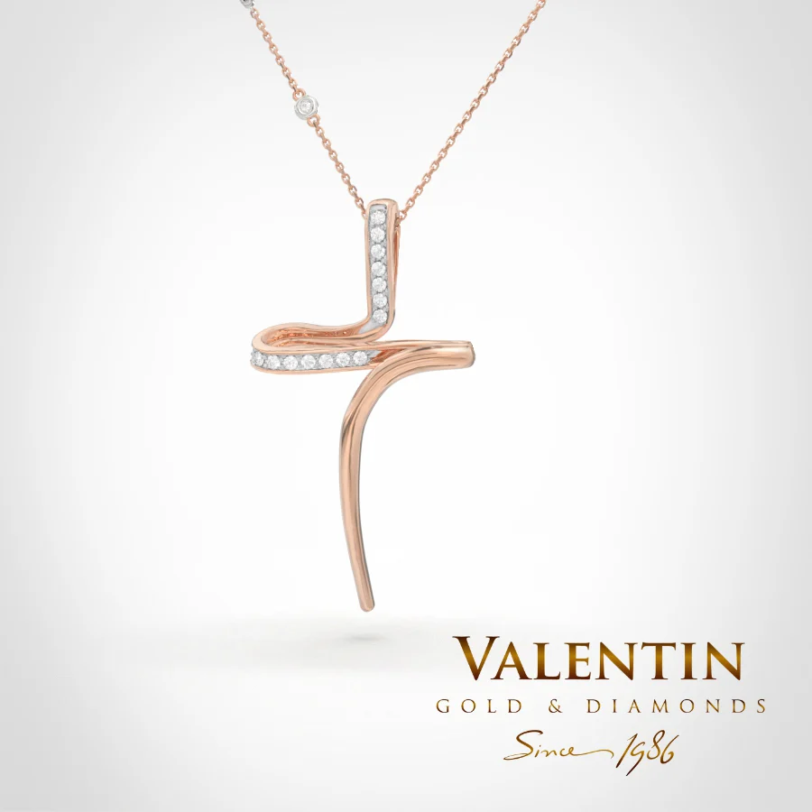 The key to happiness Gold Cross 6046 – rose gold