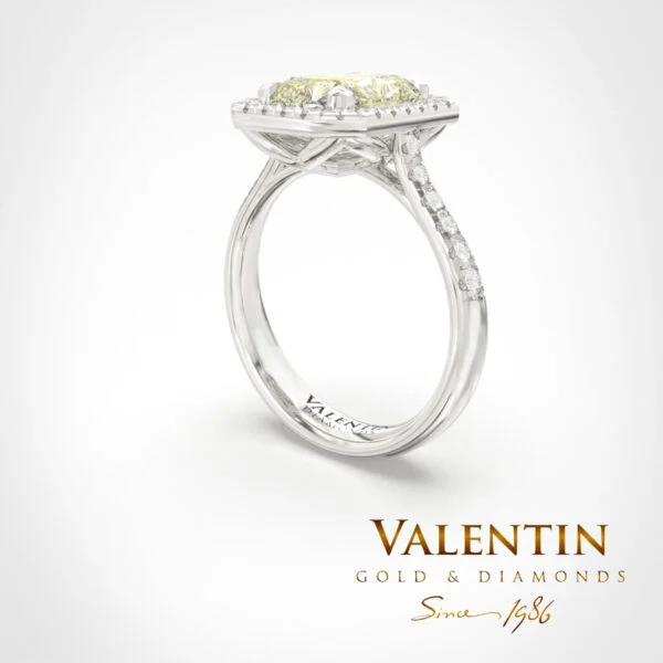 Годежен пръстен Diamond Yellow Radiant 4769